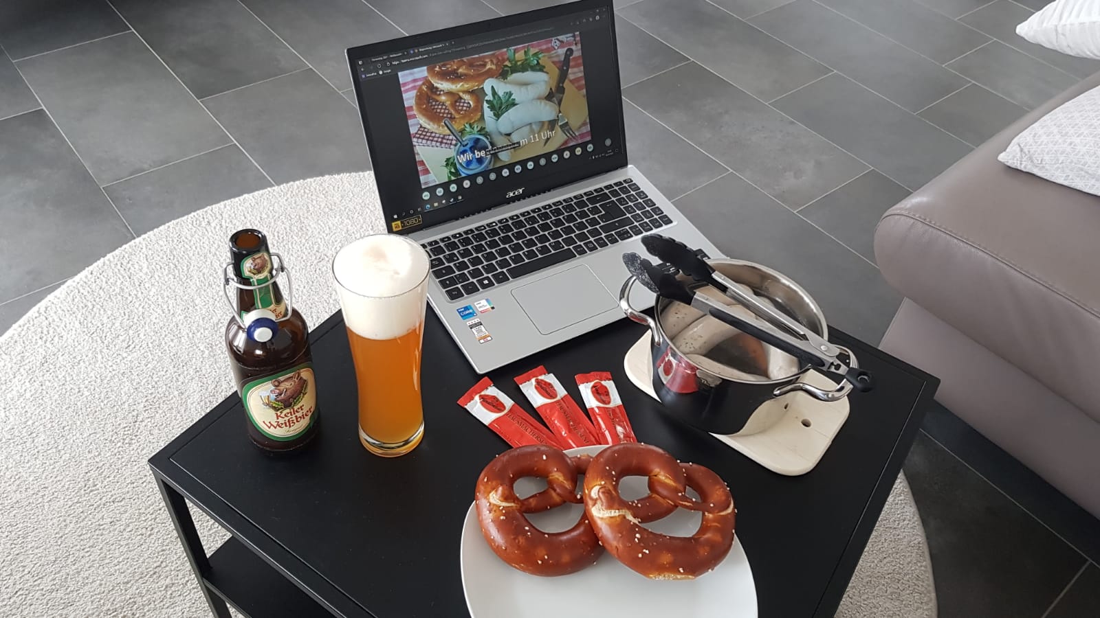 Online-Weißwurstfrühstück der Feuerwehr Rimpar